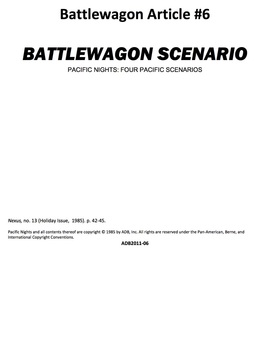 Batlewagon Article #6